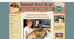 Desktop Screenshot of homemade-dessert-recipes.com